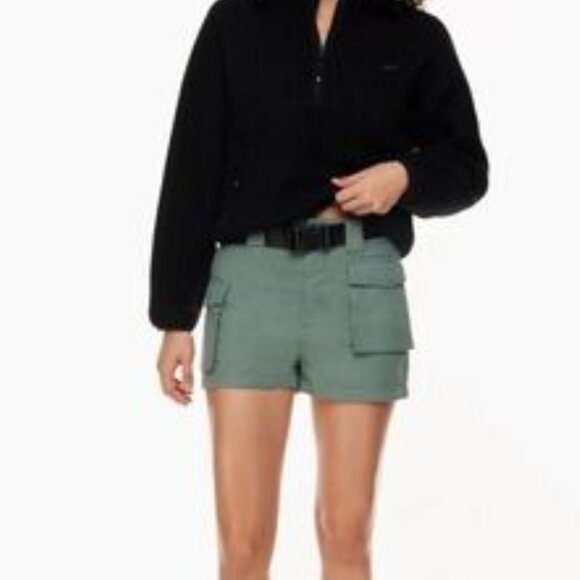 Aritzia | Shorts | Aritzia Tna Bel Air Short Sage Green Belted ... - Picture 1 of 2